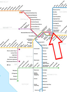 LosAngeles Metro Lines Map